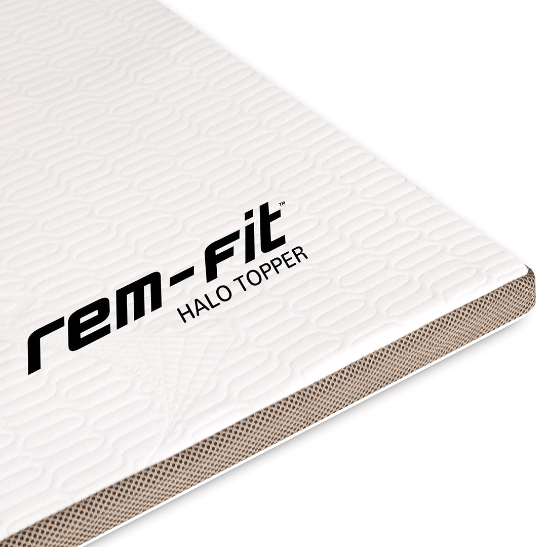 REM-Fit Halo Memory Foam Topper