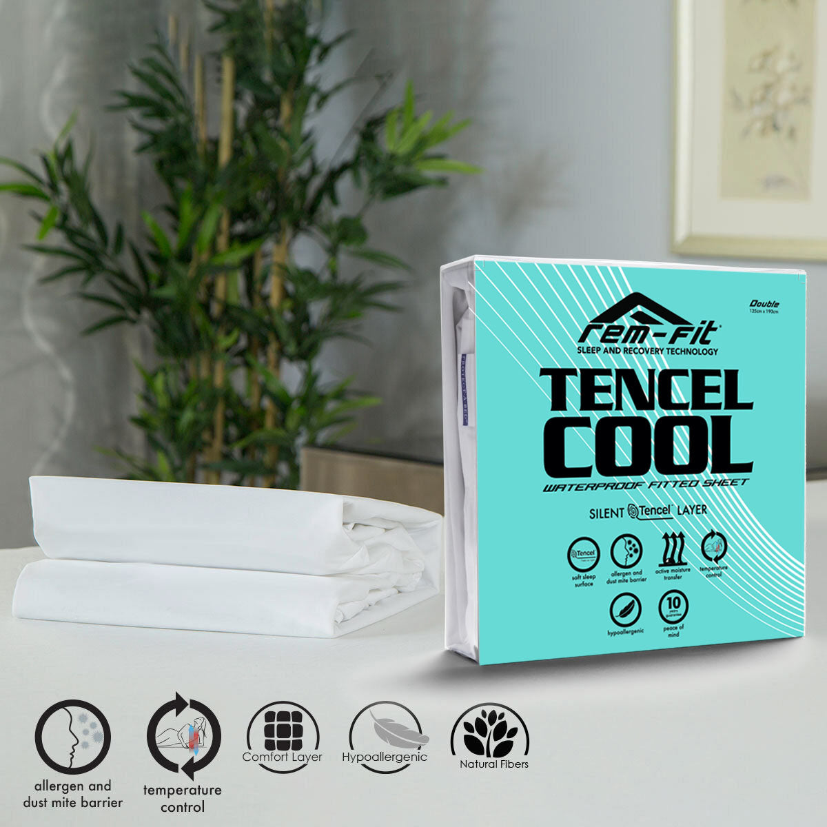 REM-Fit Tencel Cool Mattress Protector